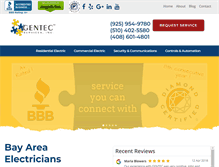 Tablet Screenshot of gentecservices.com